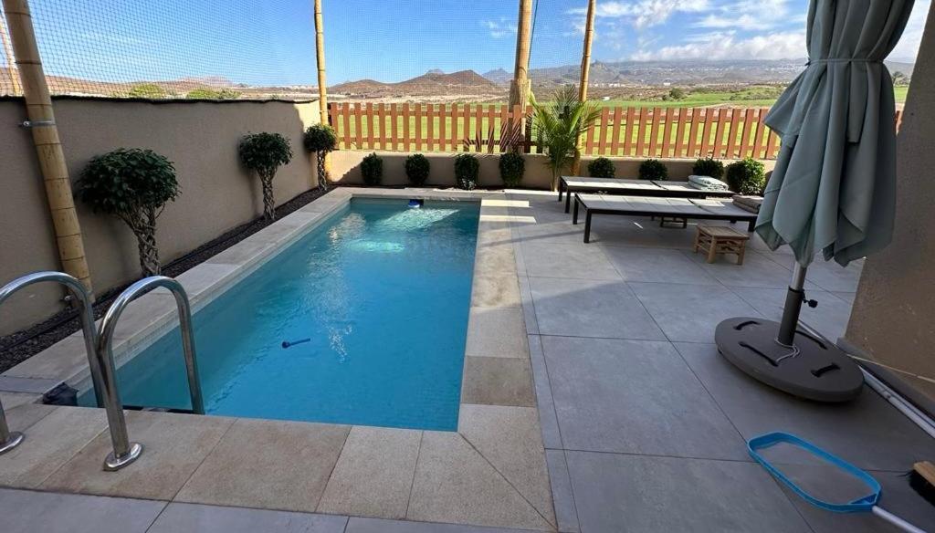 Golf Tenerife South XX Wheel Accessible Shower XX Free Wifi XX Private Pool 30 Degrees XX Two Terraces 30M2X60M2 Xxfree Parking XX Mountain View XX Flatscreen 65 Inch XX Сан Мигел де Абона Екстериор снимка