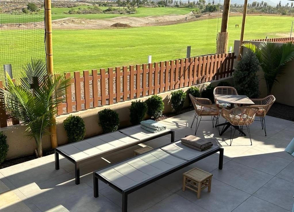 Golf Tenerife South XX Wheel Accessible Shower XX Free Wifi XX Private Pool 30 Degrees XX Two Terraces 30M2X60M2 Xxfree Parking XX Mountain View XX Flatscreen 65 Inch XX Сан Мигел де Абона Екстериор снимка